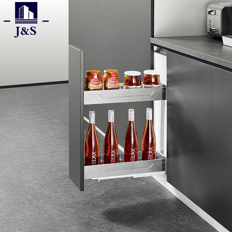 Apakah pengenalan keranjang penyimpanan dapur stainless steel 304 dapur dua tingkat untuk rempah-rempah-rempah-rempah-rempah-rak-game-changer?