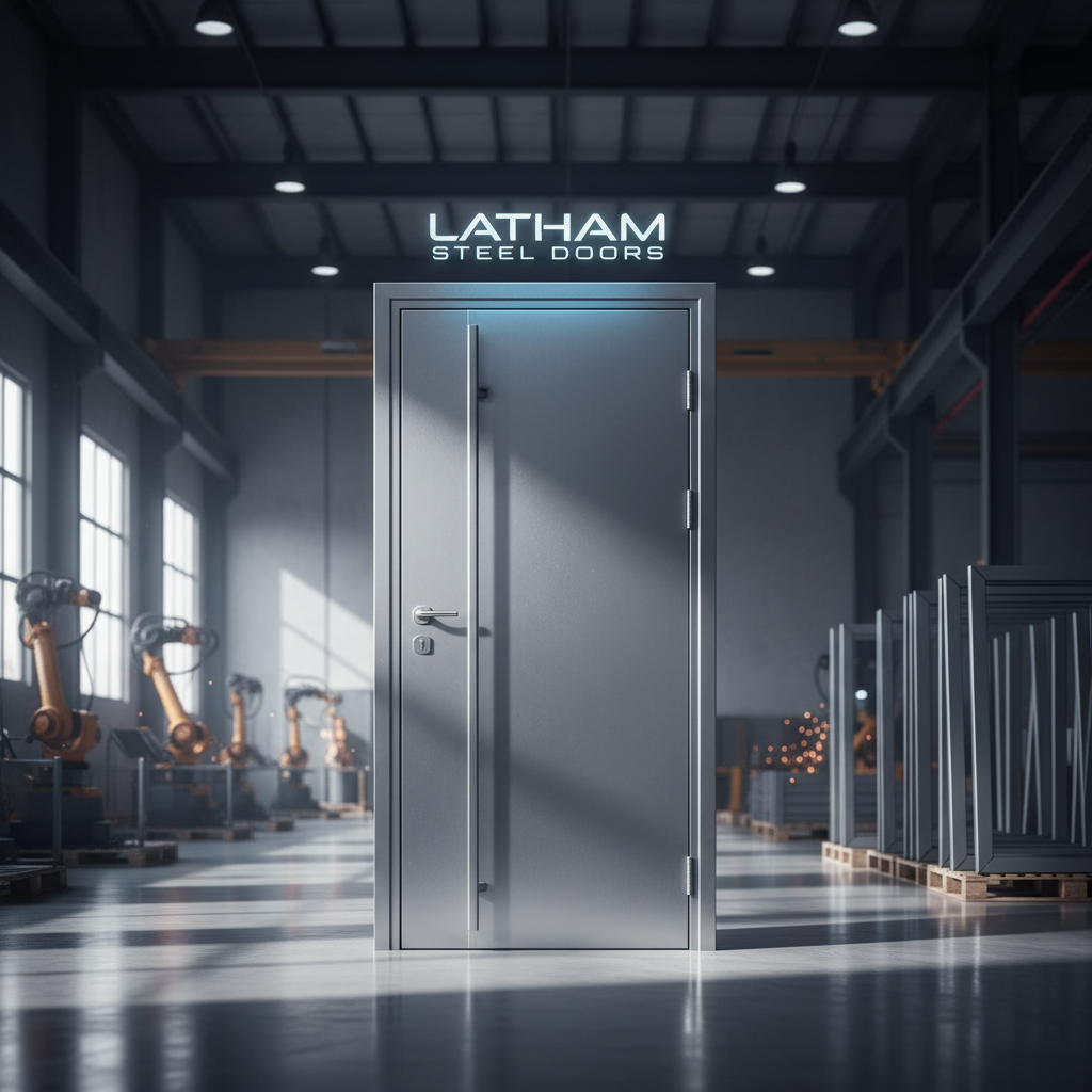 Pintu Baja Latham Komersial | Pengadaan Grosir Tugas Berat