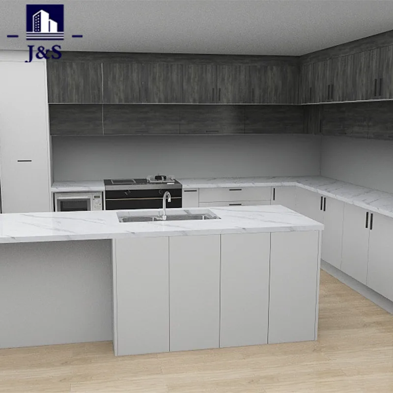 Lemari Dapur Kayu Abu