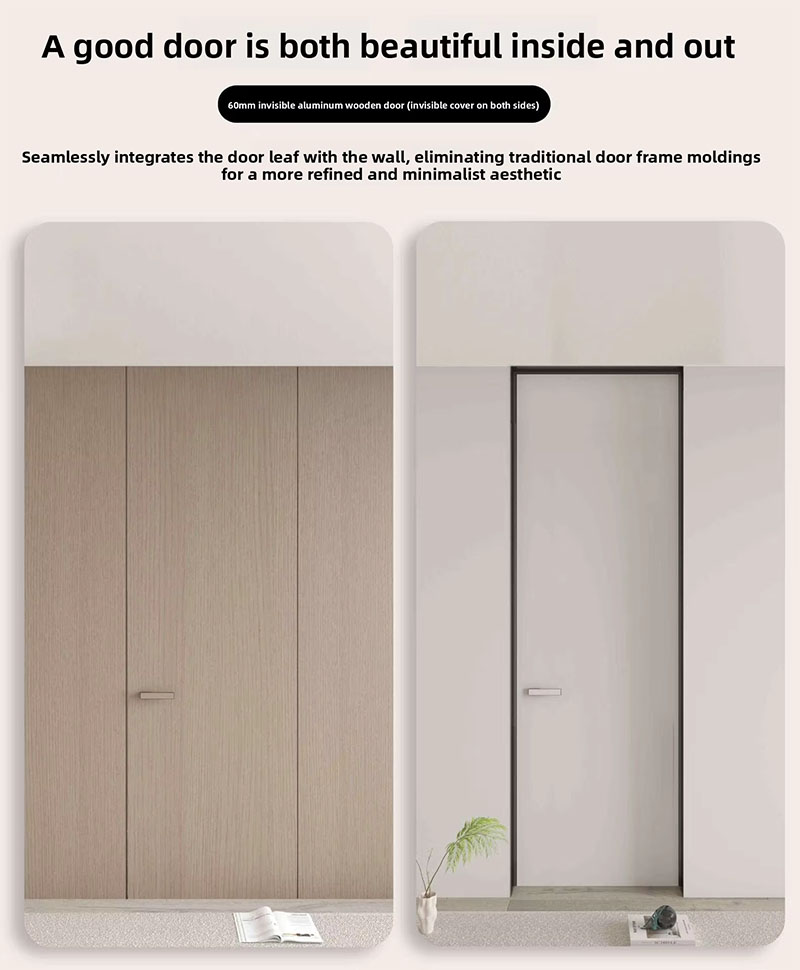 Customized Invisible Door Minimalist Frameless
