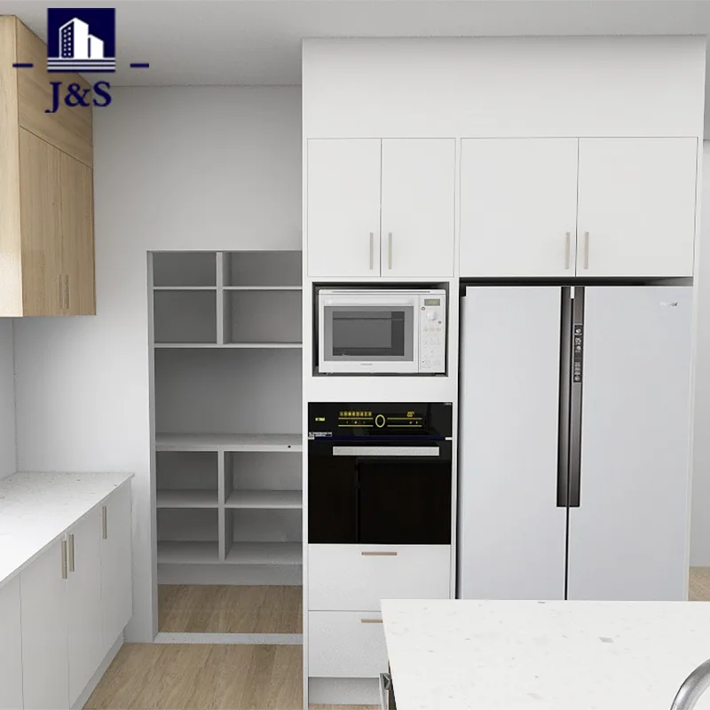Dapur Kayu Dua Warna dan Putih